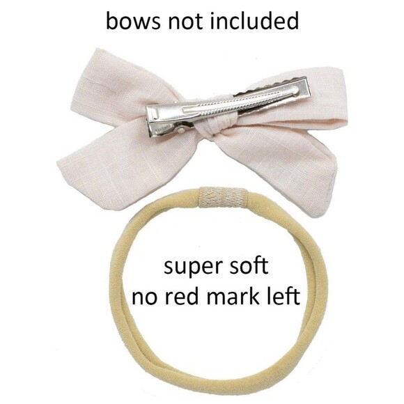 Interchangeable Soft Nylon Headband with Loop for Clip ideal for Baby 6 Pcs - Picture 8 of 10